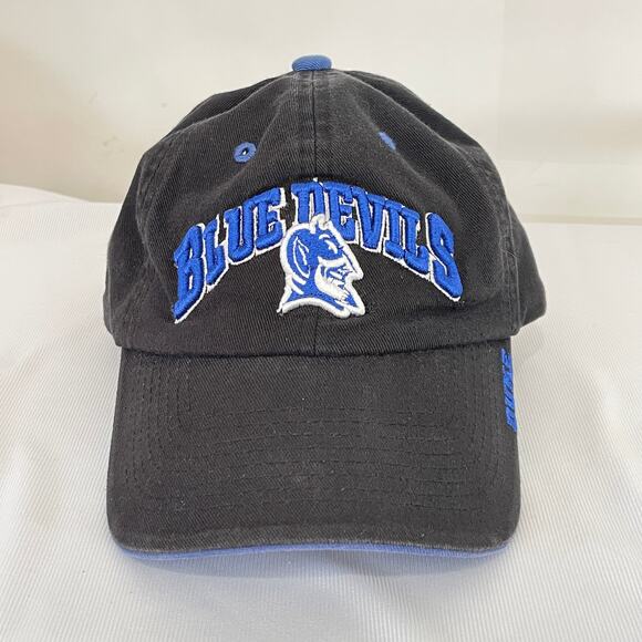 Duke Blue Devil College Sports Teams Adjustable Embroidered Cap Hat Black Blue - Picture 1 of 12
